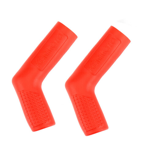 (2pcs Red) Motorcycle Gear Shift Lever Cover Rubber Shifter Boot Case Protectors