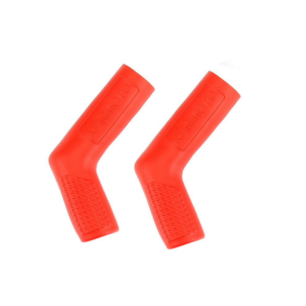 (2Pcs ) Motorcycle Gear Shift Lever Cover Rubber Shifter Boot Case Protectors Red 882619854140