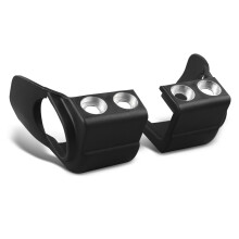 (black) Motorcycle Front Pair Fork Shoe Protector Cover Guard Kit For Yamaha YZ