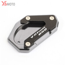 (Grey-A) Vstrom 650 Accessories Stand Extension plate Gold Black Red For Suzuki