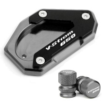 (Grey-A Combo) Vstrom 650 Accessories Stand Extension plate Gold Black Red For Suzuki