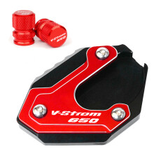 (Red-B Combo) Vstrom 650 Accessories Stand Extension plate Gold Black Red For Suzuki
