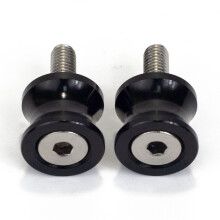 (6MM Black) M6 M8 M10 Motorcycle Swingarm Spool Slider Stand Screws Accessories For