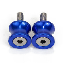 (10MM Blue) M6 M8 M10 Motorcycle Swingarm Spool Slider Stand Screws Accessories For