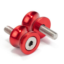 (10MM Red) M6 M8 M10 Motorcycle Swingarm Spool Slider Stand Screws Accessories For