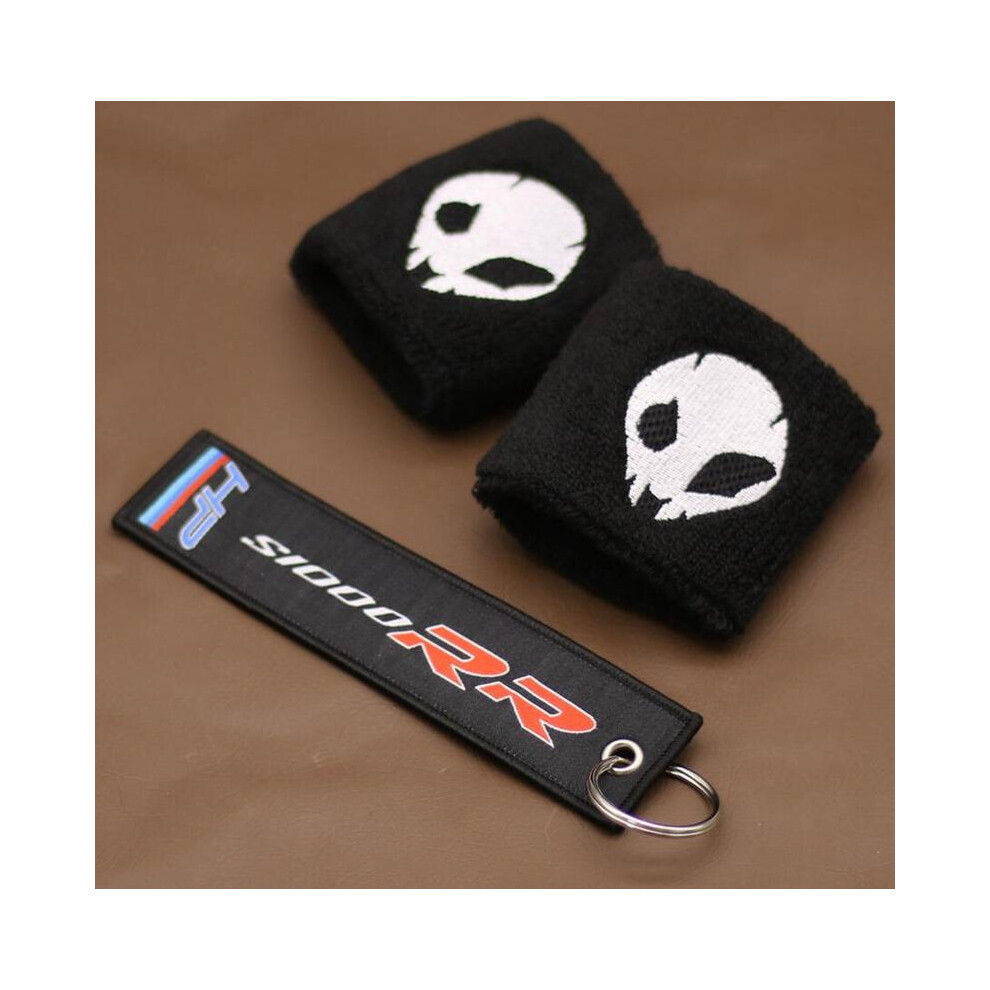 (9) Motorcycle Fluid Oil Brake Reservoir Cover Sock Socks For Bmw S1000rr 882619858827