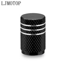 (1 PCS Black) Motorcycle Accessorie Wheel Tire Valve Stem Caps CNC Airtight Covers For