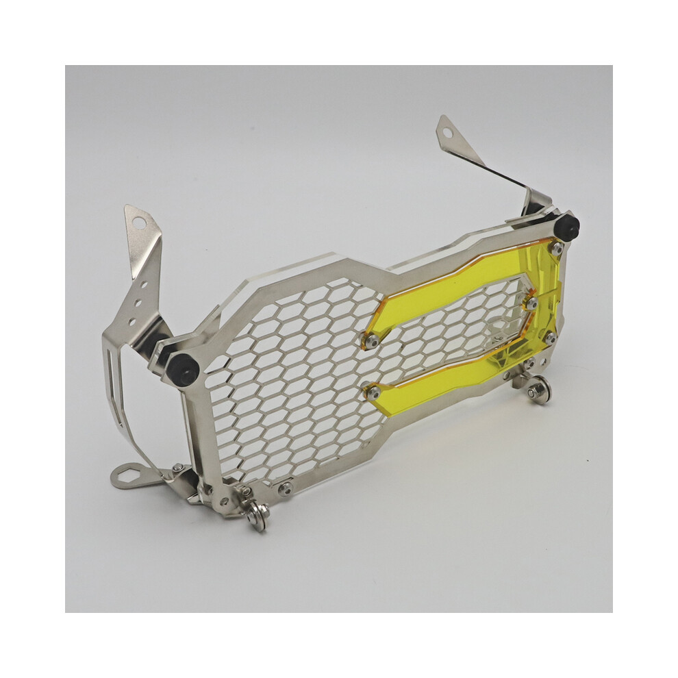 (Stainless Steel Y) Motorcycle Headlight Protector Grille Guard Cover Protection Grill For 882619861698