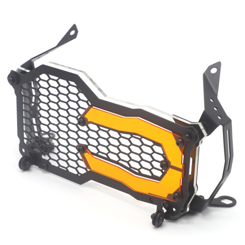 (B set) Motorcycle Headlight Protector Grille Guard Cover Protection Grill For 2