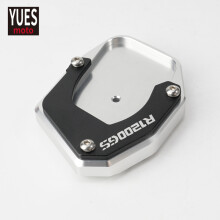 (1Piece Sliver) Motorcycle Accessories Side Stand Enlarger Extension Plate For BMW R