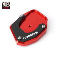 (1Piece Red) Motorcycle Accessories Side Stand Enlarger Extension Plate For BMW R
