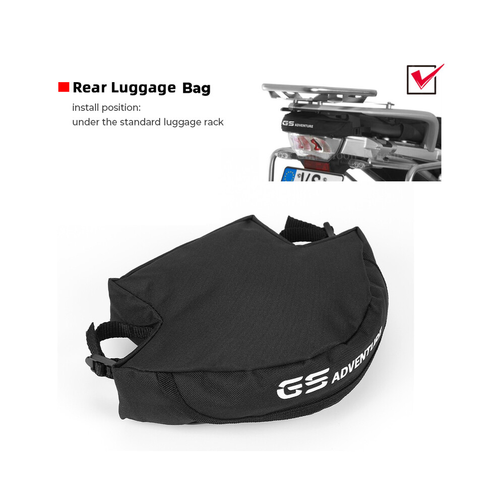 (Black2) For Bmw R1200gs R 1200 Gs Lc Adv R 1250Gs Adventure Rear Frame Bag Rear 882619865122