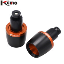 (Orange) For Ducati Honda Suzuki BMW Aprilia Motorcycle Universal Handle Bar Ends