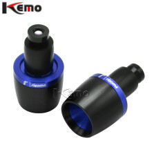 (Blue) For Ducati Honda Suzuki BMW Aprilia Motorcycle Universal Handle Bar Ends