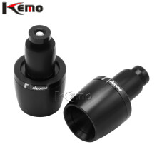 (Black) For Ducati Honda Suzuki BMW Aprilia Motorcycle Universal Handle Bar Ends