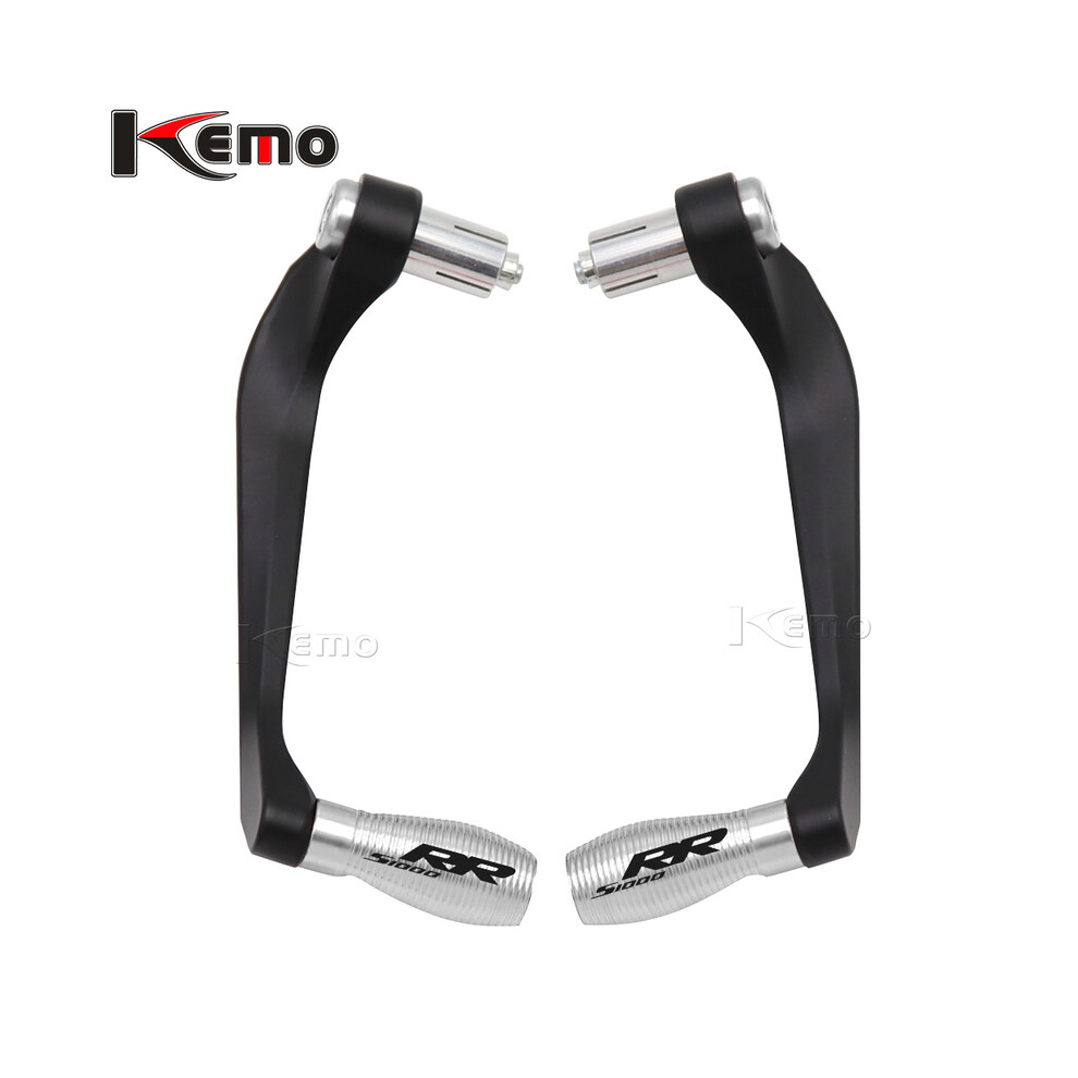 (A ) For Bmw S1000rr S1000 Rr Motorcycle Universal 7/8" 22Mm Handlebar Grips Silver 882619865757