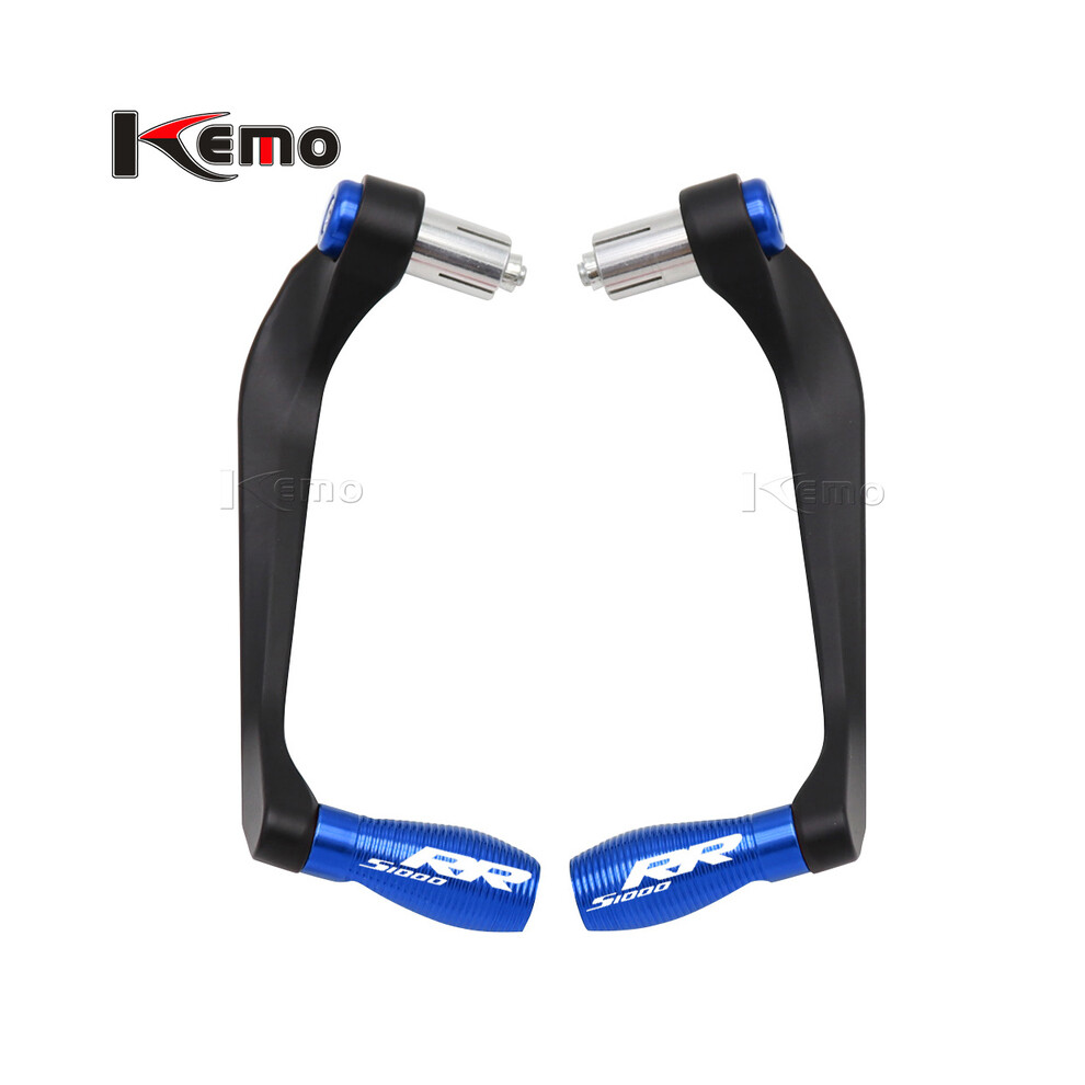 (A ) For Bmw S1000rr S1000 Rr Motorcycle Universal 7/8" 22Mm Handlebar Grips Blue 882619865788