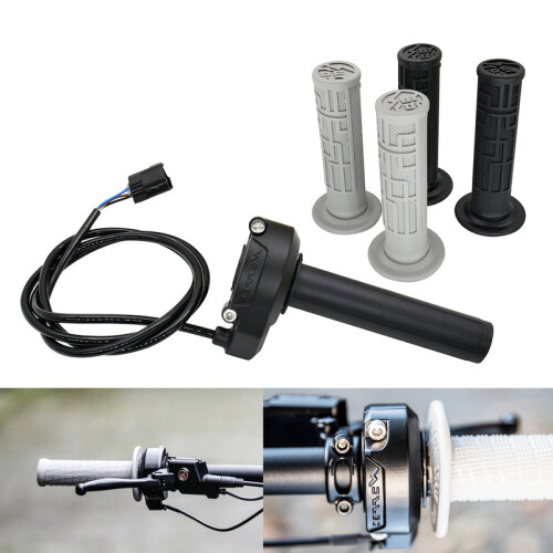 (Black Grip) Motorcycle Handlebar Accelerated Handle Throttle For SURRON Sur-Ron Light 1