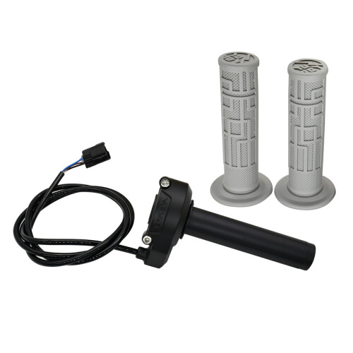 (Grey SET) Motorcycle Handlebar Accelerated Handle Throttle For SURRON Sur-Ron Light