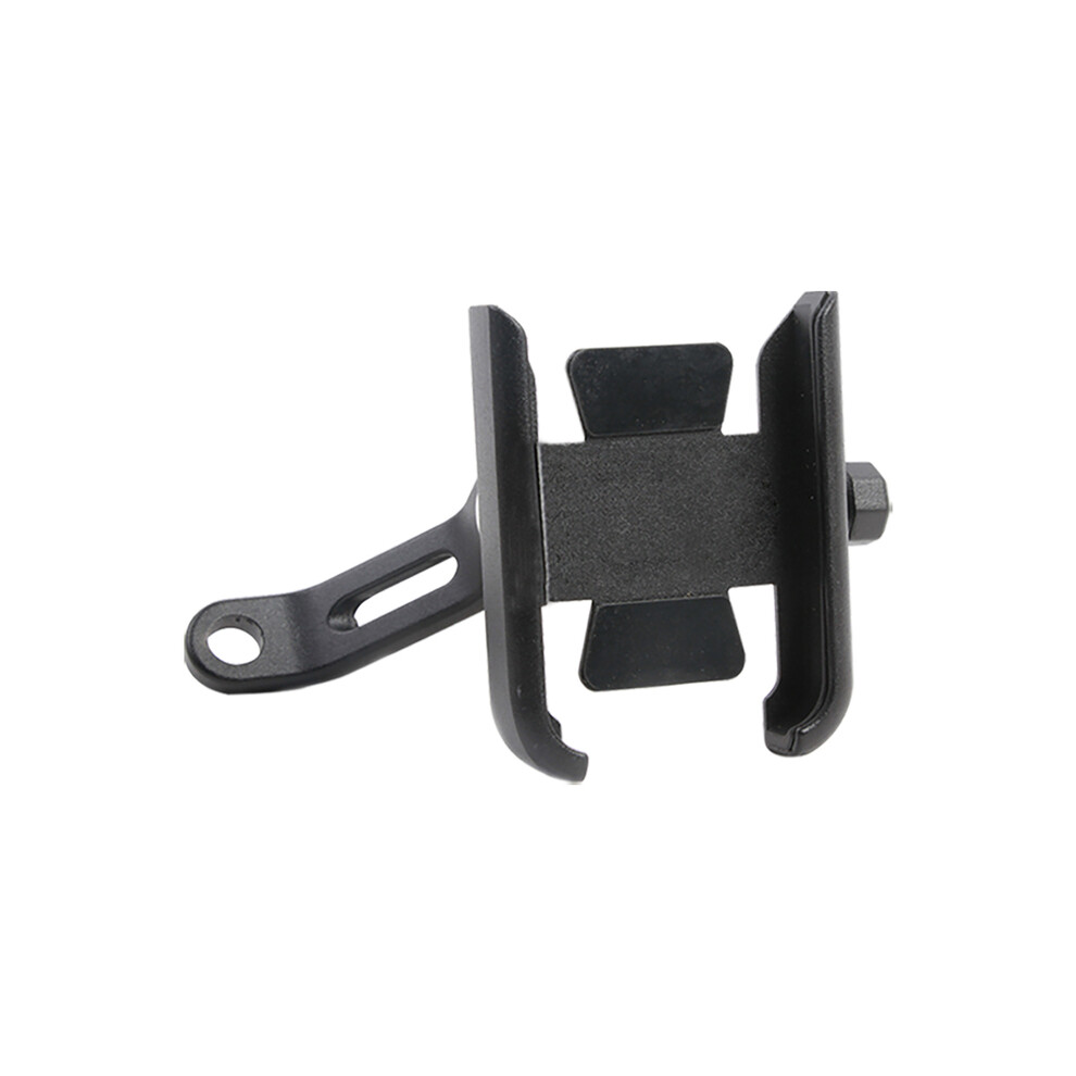 (Mirror Type Black2) Mobile Phone Holder Aluminum For Honda Sh125i Sh150i Sh 125I 150I Sh125 Silver/Black 882619869489