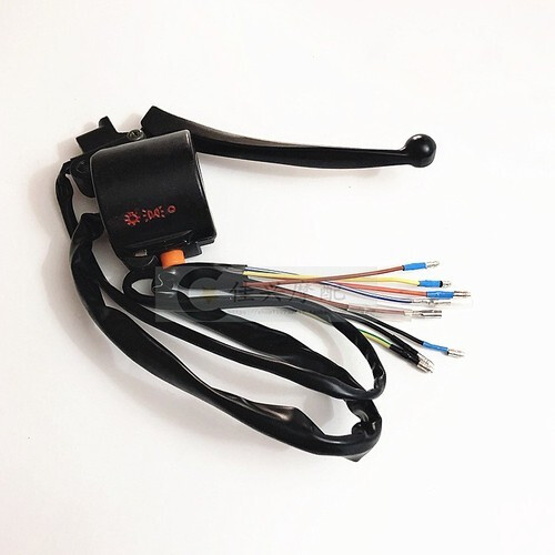 (70 right black) Left Right Switch Electric Starting Wire Harness Full Vehicle Line Cable