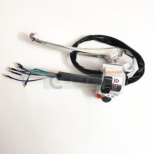 (Left switch white) Left Right Switch Electric Starting Wire Harness Full Vehicle Line Cable
