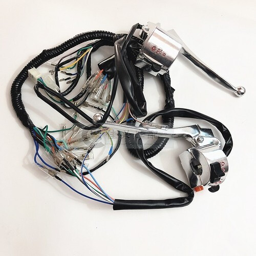 (left right foot) Left Right Switch Electric Starting Wire Harness Full Vehicle Line Cable