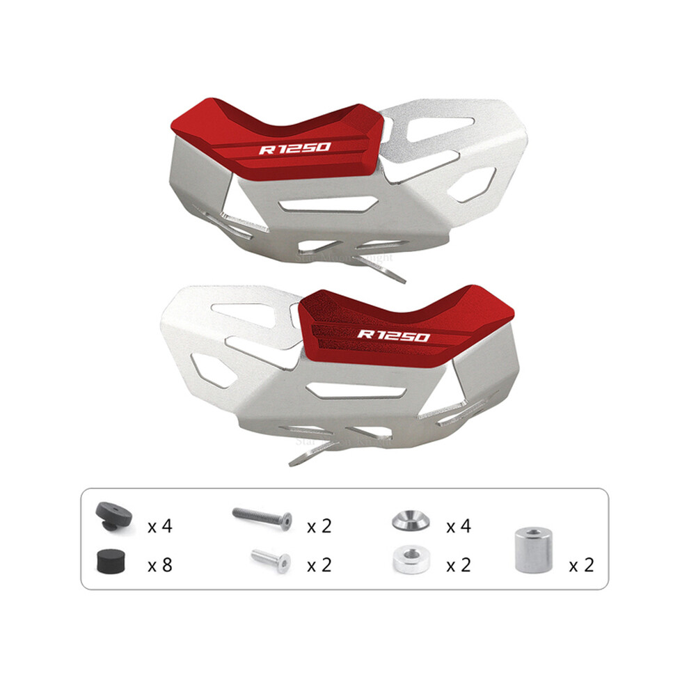 (-Red) Motorcycle Accessories For Bmw R1250gs Adv Adventure R 1250 Gs R1250rt Silver/Red 882619871307