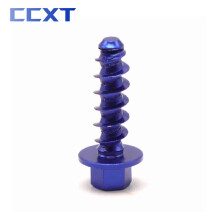 (10Pcs Blue) 10Pcs CNC Aluminum Self Tapping Screw Bolts Kit For Husqvarna FE TE FC