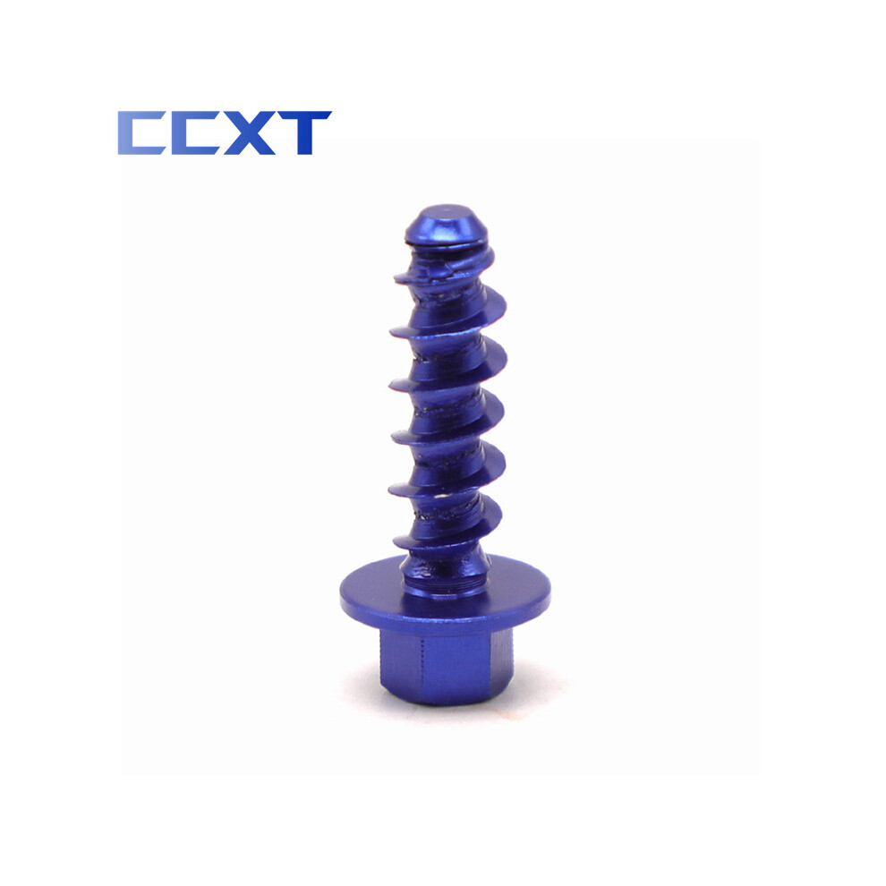 (10Pcs ) 10Pcs Cnc Aluminum Self Tapping Screw Bolts Kit For Husqvarna Fe Te Fc Blue 9123213471090