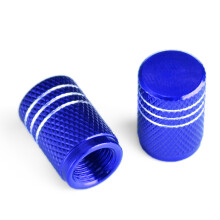 (Blue3) FZS1000 Fazer Tire Valve Cap Motorcycle Aluminum Airtight Cover For Yamaha