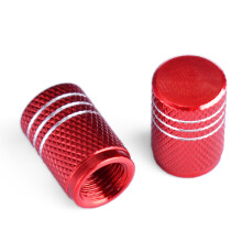 (Red3) FZS1000 Fazer Tire Valve Cap Motorcycle Aluminum Airtight Cover For Yamaha