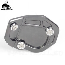 (NO LOGO GRAY) Motorcycle Accessorie Side Stand Enlarger Extension Plate For BMW R Nine