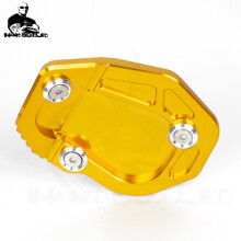 (NO LOGO GOLD) Motorcycle Accessorie Side Stand Enlarger Extension Plate For BMW R Nine