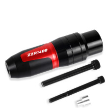 (A Red) Motorcycle Aluminum Crash Pads Exhaust Sliders Crash Protector For Kawasaki