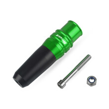 (C Green) Motorcycle Aluminum Crash Pads Exhaust Sliders Crash Protector For Kawasaki