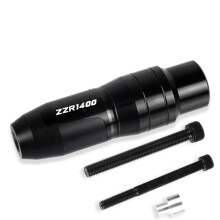 (A Black) Motorcycle Aluminum Crash Pads Exhaust Sliders Crash Protector For Kawasaki