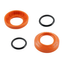 (Front Orange) Motorcycle TPE Front Rear Wheel Bearing Protection Cap Guard Cover Protector