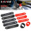 (Set A Red) Fixing Tension Strap Silicone Bandage Universal Motorcycle Accessories 2