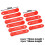 (Set A Red) Fixing Tension Strap Silicone Bandage Universal Motorcycle Accessories 1