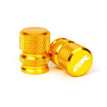 (2 valve caps gold) For HONDA CBR600RR CBR1000RR CBR 600 900 1000 RR CBR900RR 954RR 250R Motorcycle