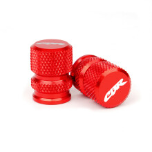 (2 valve caps red) For HONDA CBR600RR CBR1000RR CBR 600 900 1000 RR CBR900RR 954RR 250R Motorcycle