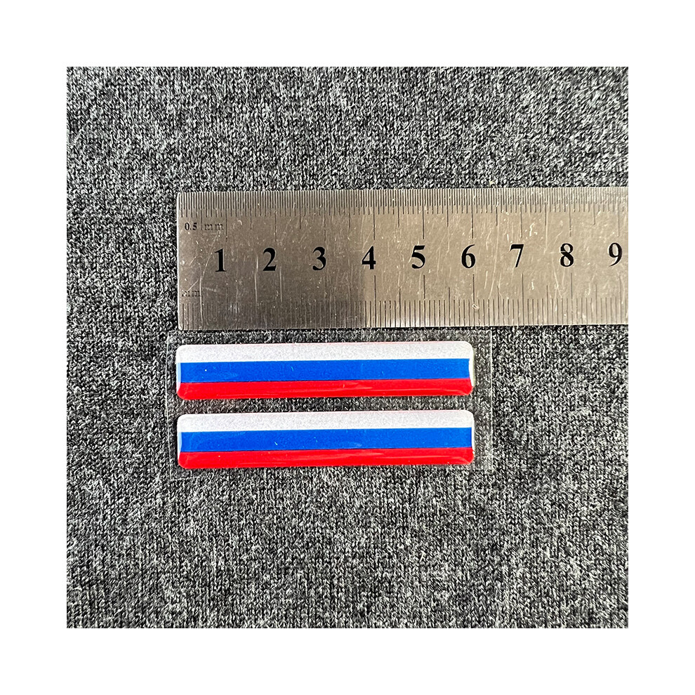 (Russia) Global Country Flag Stickers 3D Reflective Decals 6Cm Car Motorcycle Accessories 882619873950