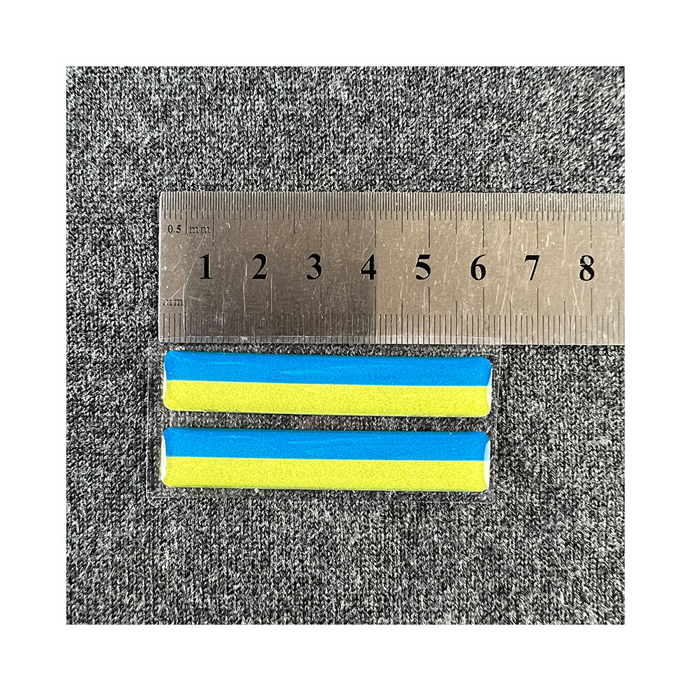 (Ukraine) Global Country Flag Stickers 3D Reflective Decals 6Cm Car Motorcycle Accessories 882619874117