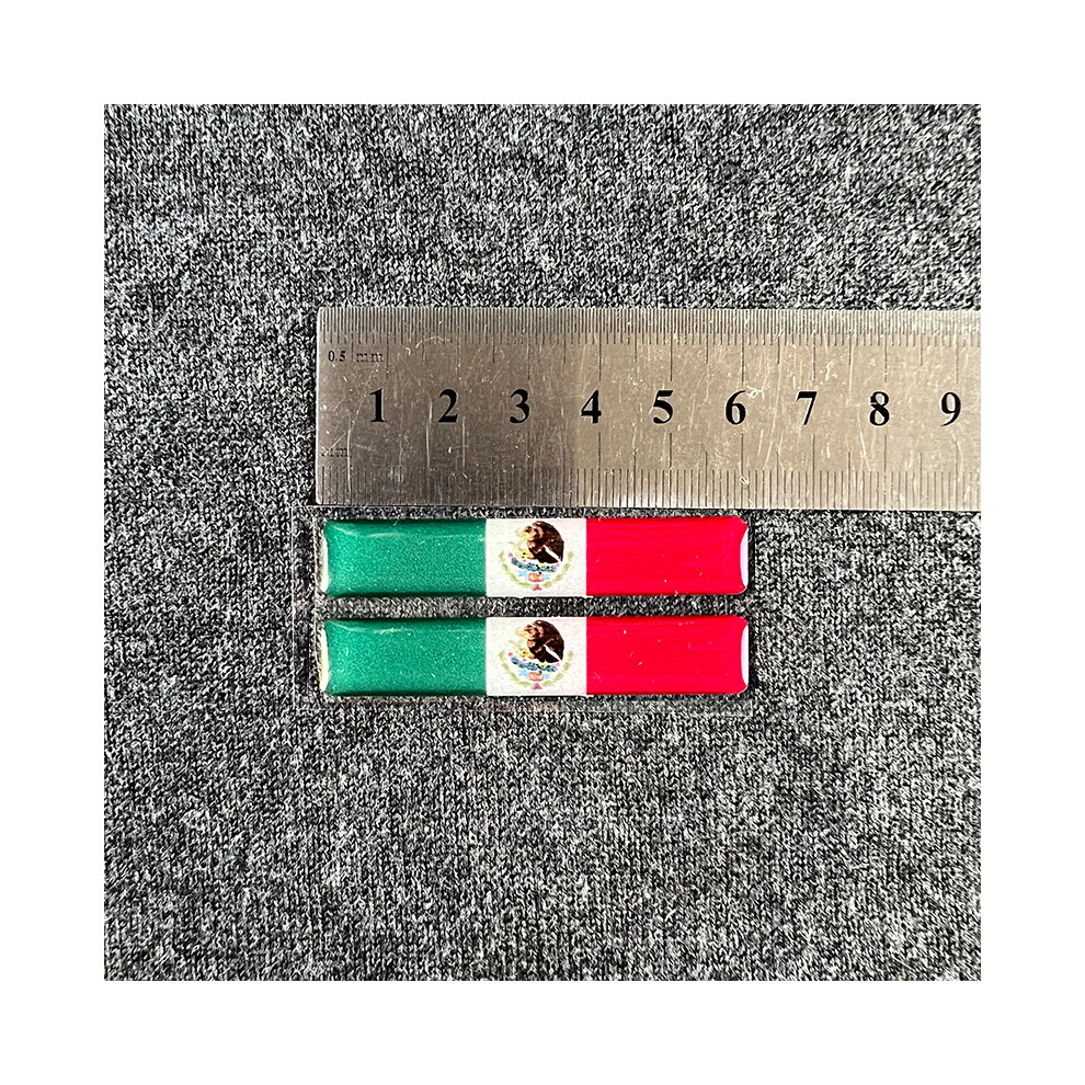 (Mexico) Global Country Flag Stickers 3D Reflective Decals 6Cm Car Motorcycle Accessories 882619874124