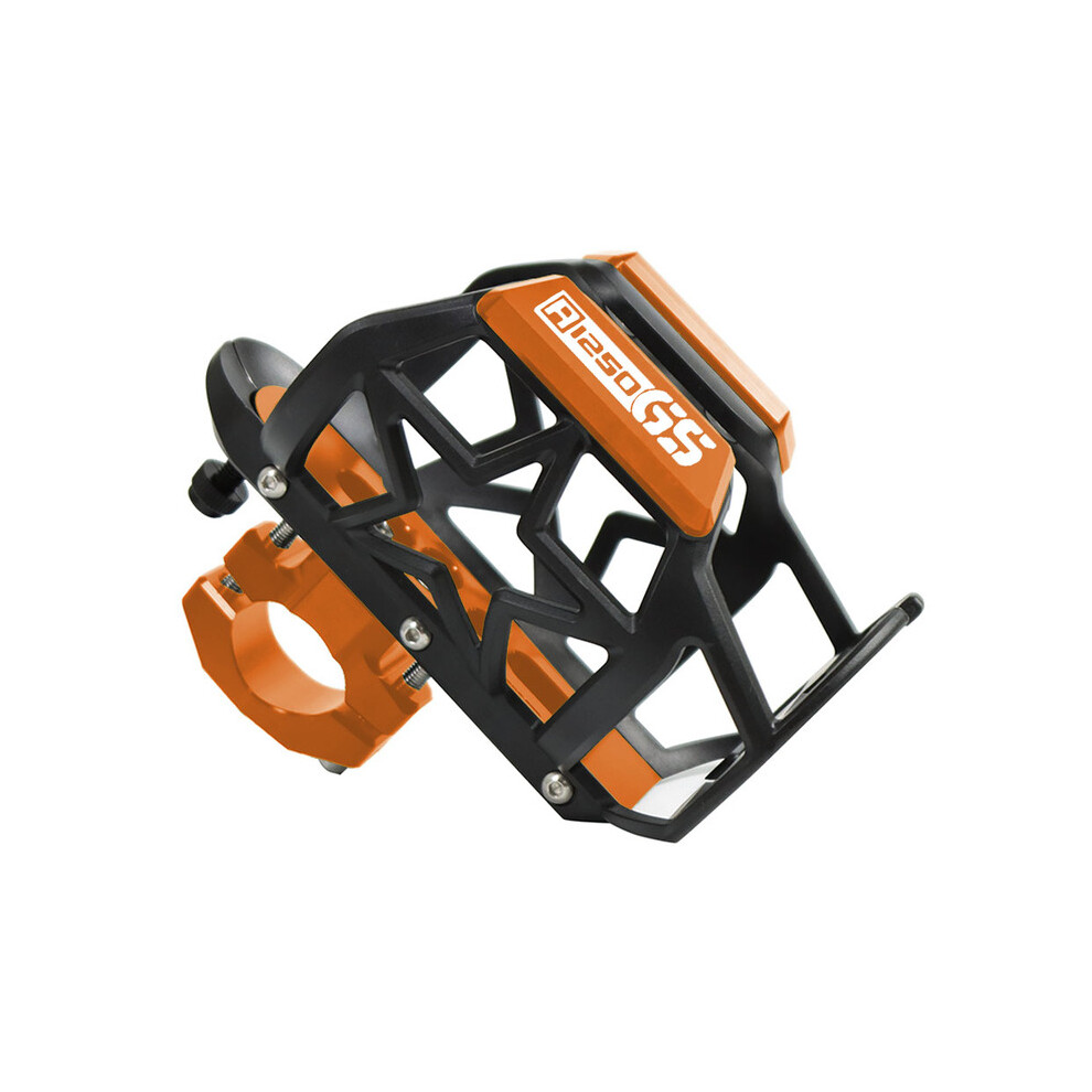 (-R1250gs) For Bmw R1200gs R1250gs Motorbike Beverage Water Bottle Cage Drink Cup Orange 882619880903