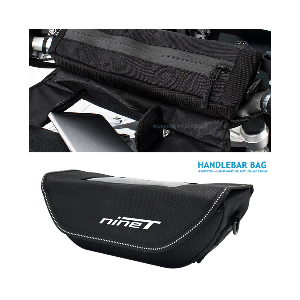 (have logo) For BMW R nineT RnineT R nine T  Motorcycle Handlebar bag waterproof handlebar