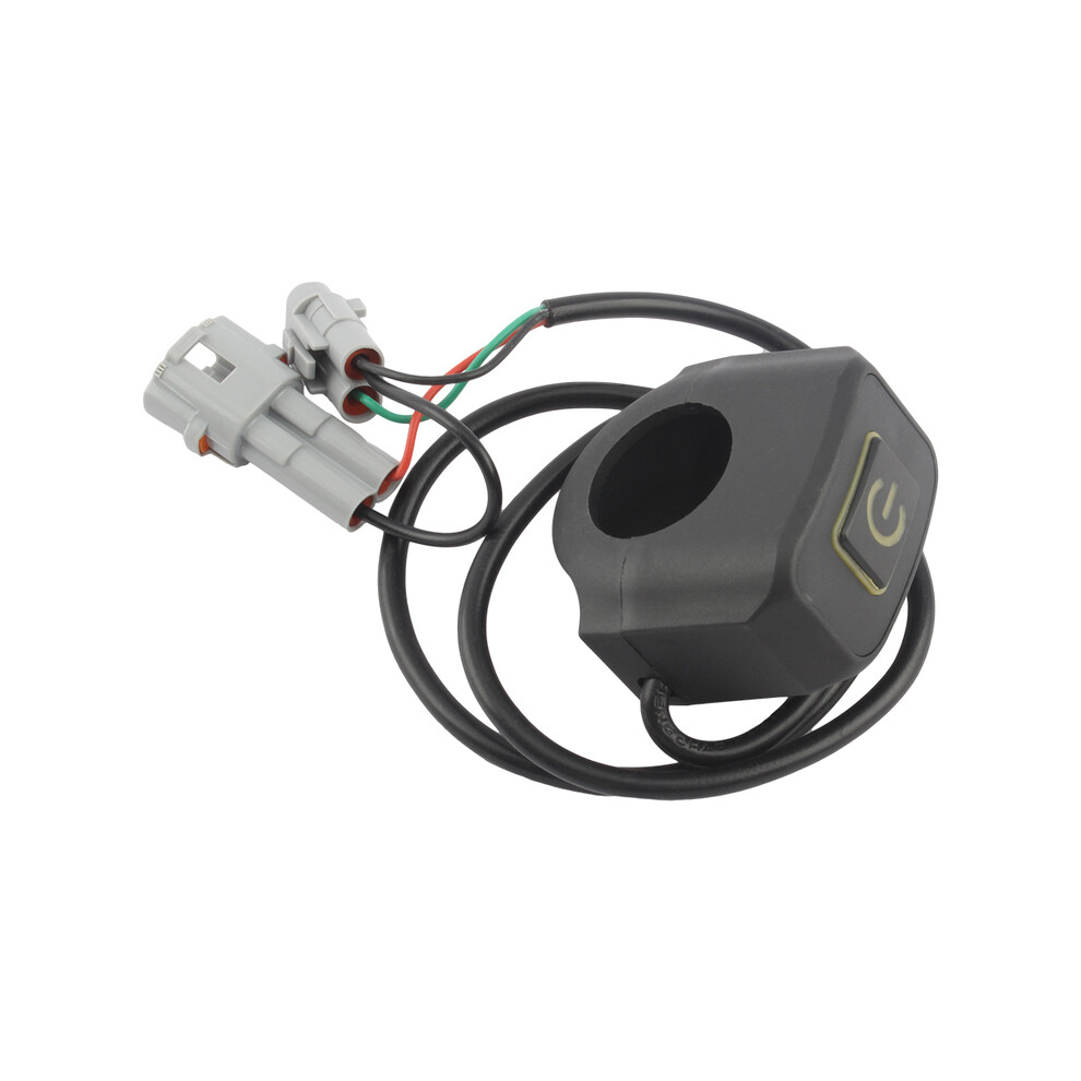 (Yellow) Motorcycle Headlight Switch Modified Control Handlebar Mount With Led Yellow 9123213475166