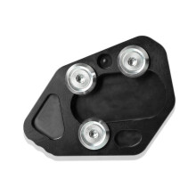 (Black) F 800 F800 GT R S ST Motorcycle Side Stand Enlarge Support Plate Pads