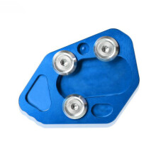 (blue) F 800 F800 GT R S ST Motorcycle Side Stand Enlarge Support Plate Pads